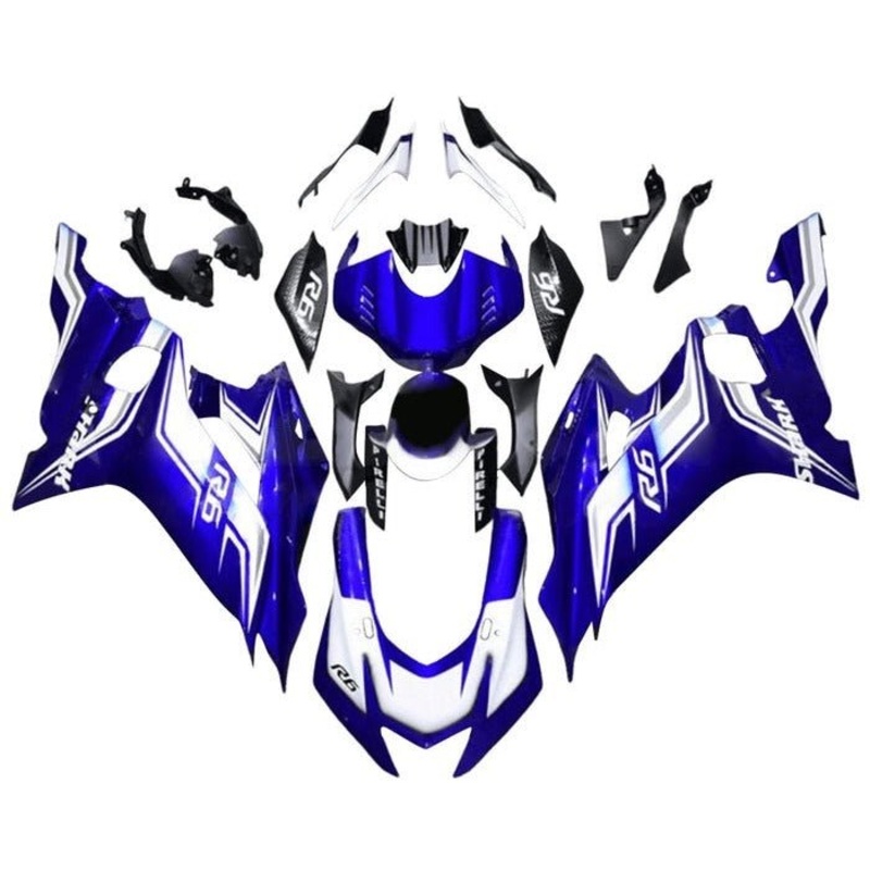 YAMAHA YZF-R6 (2017-2022) Blue, White Pirelli Fairings No Seat Cowl No Bolt Kit No Tank