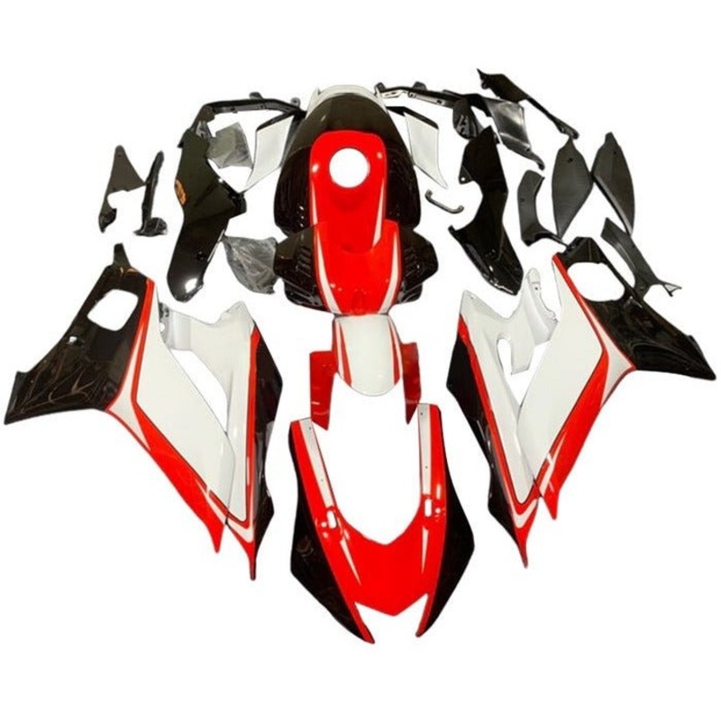 YAMAHA YZF-R6 (2017-2022) Gloss Red, Black, White Fairings No Seat Cowl No Bolt Kit No Tank