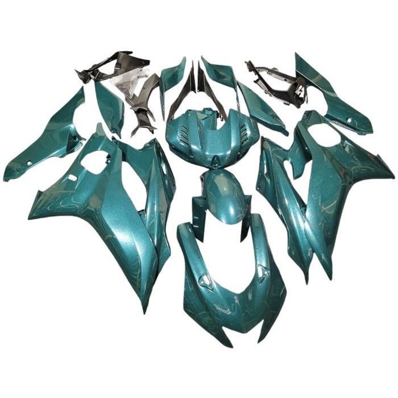 YAMAHA YZF-R6 (2017-2022) Green Teal Metallic Fairings No Seat Cowl No Bolt Kit No Tank