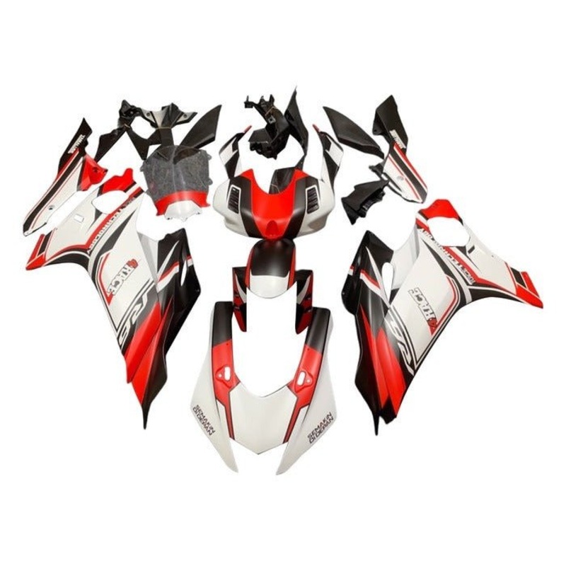 YAMAHA YZF-R6 (2017-2022) Matte White, Red, Black Fairings No Seat Cowl No Bolt Kit No Tank
