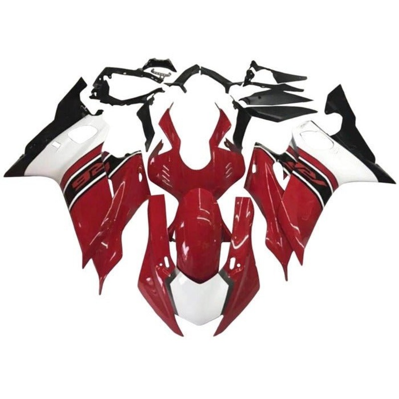 YAMAHA YZF-R6 (2017-2022) Red, Black, White Stripe Fairings No Seat Cowl No Bolt Kit No Tank