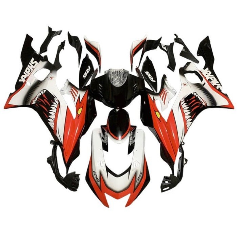 YAMAHA YZF-R6 (2017-2022) Red, White, Black Shark Fairings No Seat Cowl No Bolt Kit No Tank