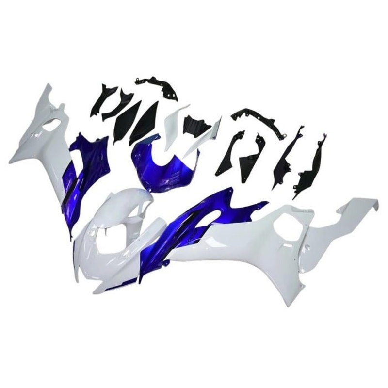 YAMAHA YZF-R6 (2017-2022) White, Blue Fairings No Seat Cowl No Bolt Kit No Tank