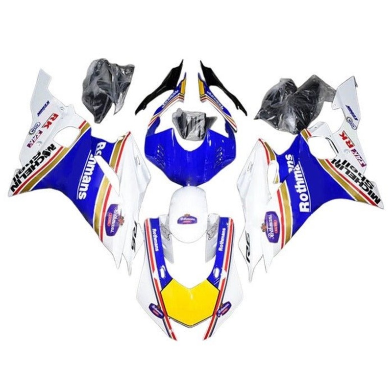 YAMAHA YZF-R6 (2017-2022) White, Blue Rothmans Fairings No Seat Cowl No Bolt Kit No Tank