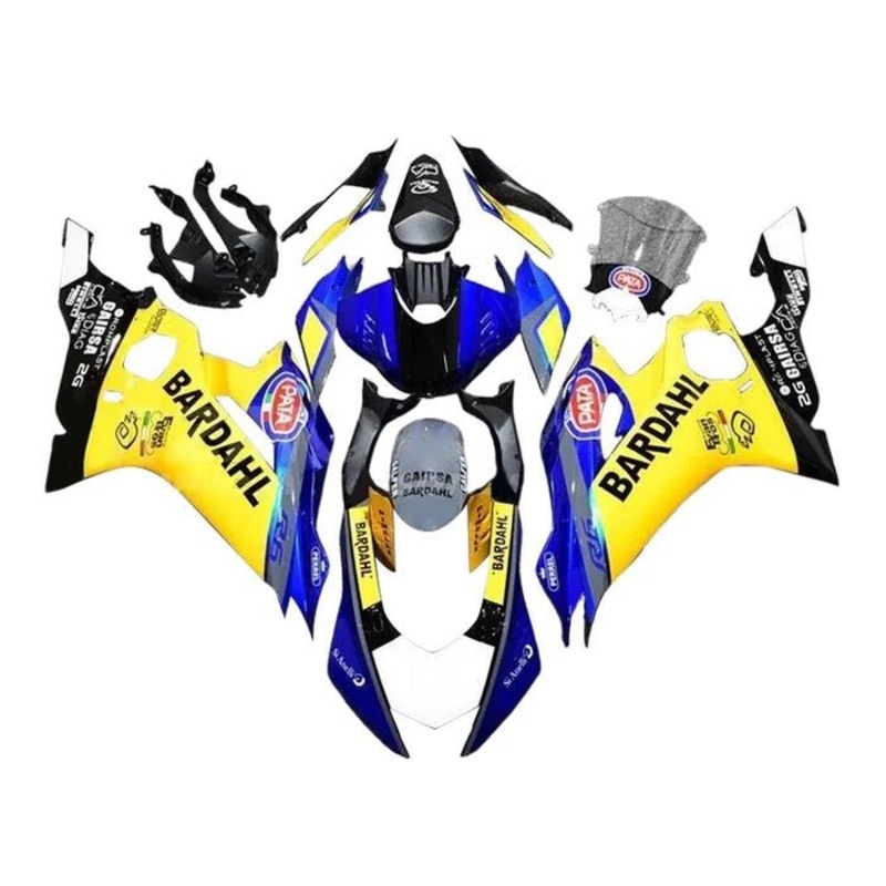 YAMAHA YZF-R6 (2017-2022) Yellow, Blue, Bardahl Fairings No Seat Cowl No Bolt Kit No Tank