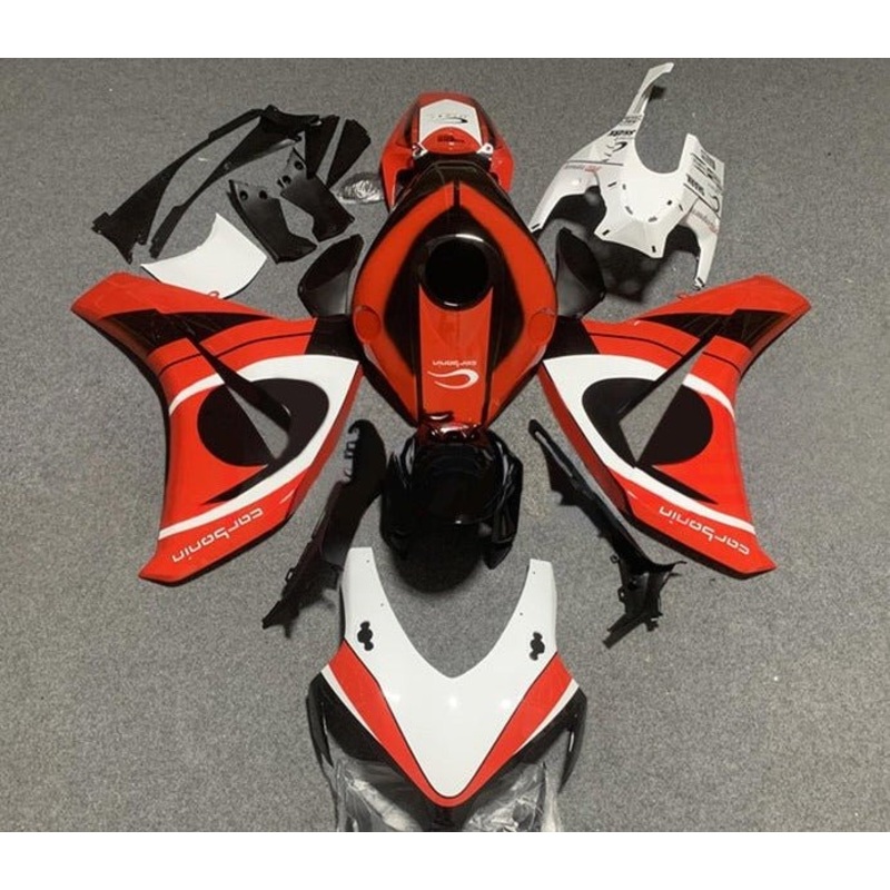 Honda CBR1000RR (2008-2011) Red, White, Black Carbonin Fairings No Seat Cowl No Bolt Kit No Tank