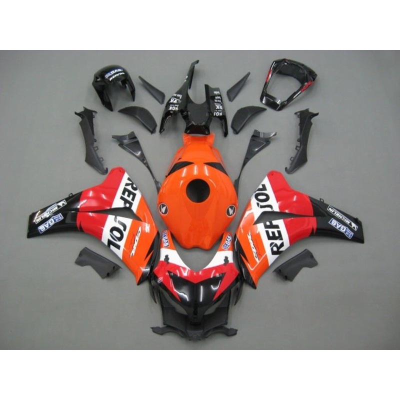 Honda CBR1000RR (2008-2011) Repsol Fairings No Seat Cowl No Bolt Kit No Tank