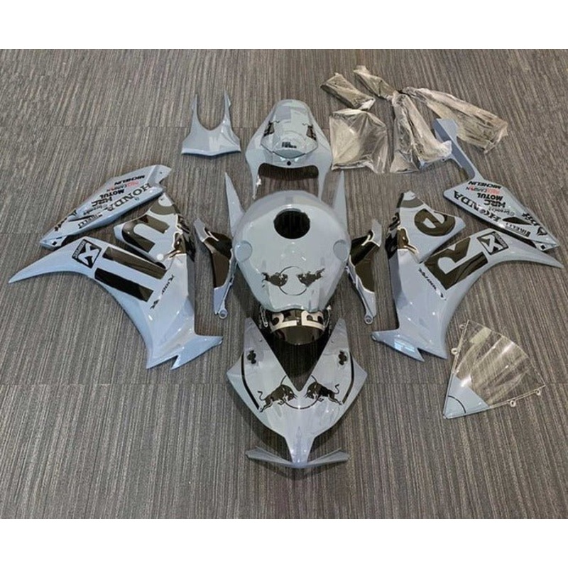 Honda CBR1000RR (2012-2016) Blue Gray, Black, Red Bull Fairings No Seat Cowl No Bolt Kit No Tank