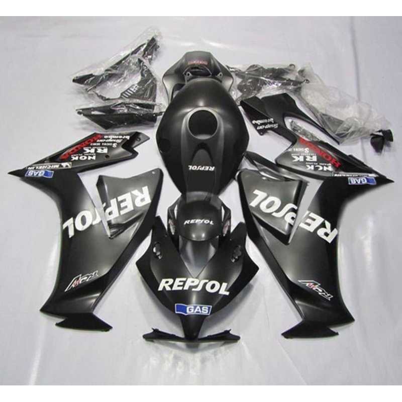 Honda CBR1000RR (2012-2016) Matte Black, Repsol, Gas Fairings No Seat Cowl No Bolt Kit No Tank