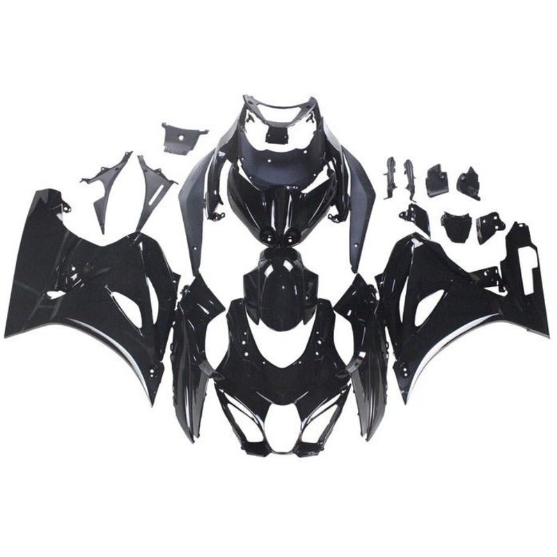 Suzuki GSXR1000 (2017-2025) Gloss Black Fairings No Tank No Seat Cowl No Bolt Kit