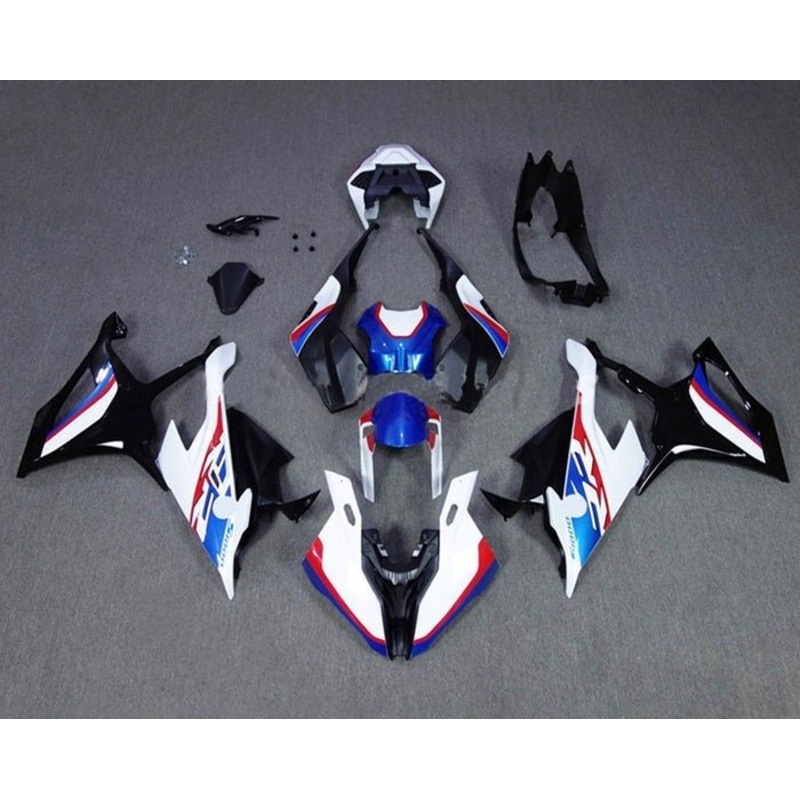 BMW S1000RR (2019-2022) White, Blue, Black, Red Fairings No Seat Cowl No Bolt Kit No Tank