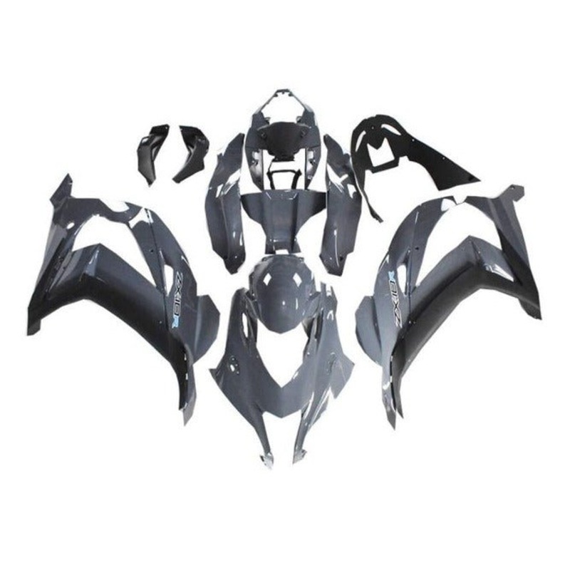 Fairings for Kawasaki Ninja ZX10R (2016-2020) Nardo Gray, Black, Blue No Tank No Seat Cowl No Bolt Kit