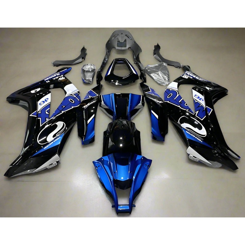 Kawasaki ZX10R (2011-2015) Blue, Black, White Fairings No Seat Cowl No Bolt Kit No Tank