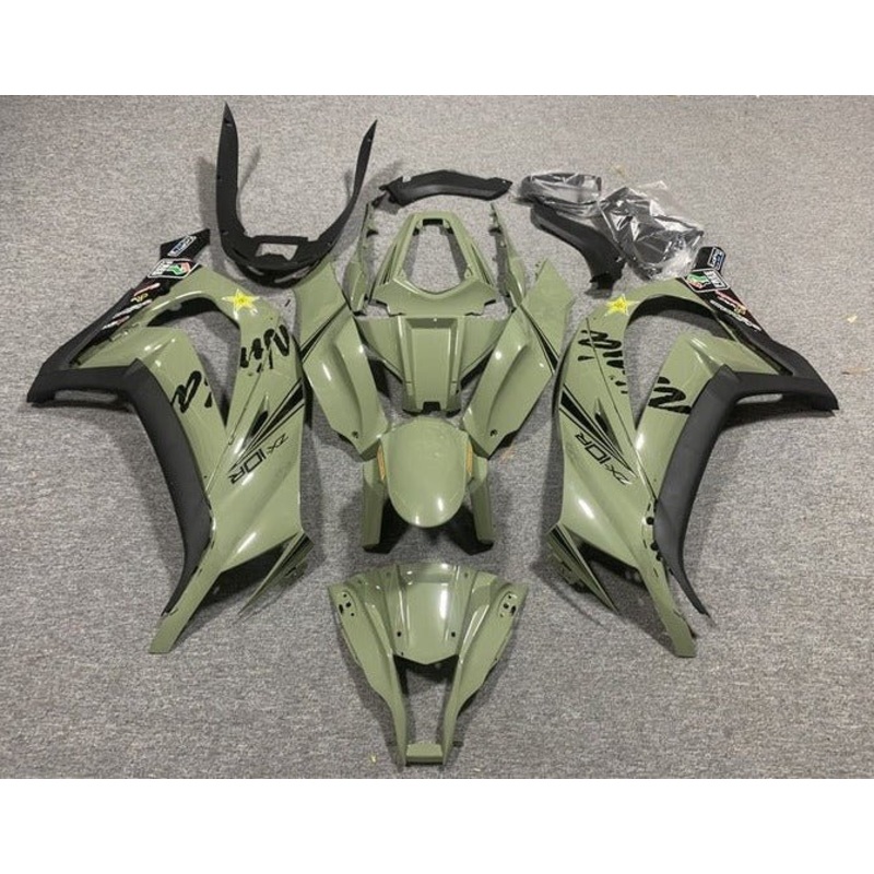 Kawasaki ZX10R (2011-2015) Light Green Fairings No Seat Cowl No Bolt Kit No Tank