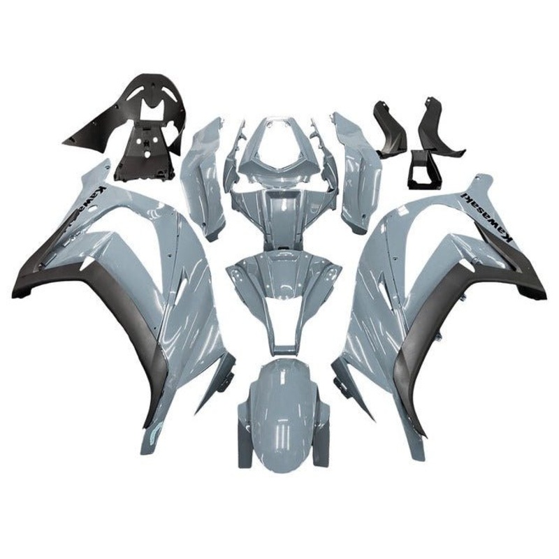 Kawasaki ZX10R (2011-2015) Nardo Gray Fairings No Seat Cowl No Bolt Kit No Tank