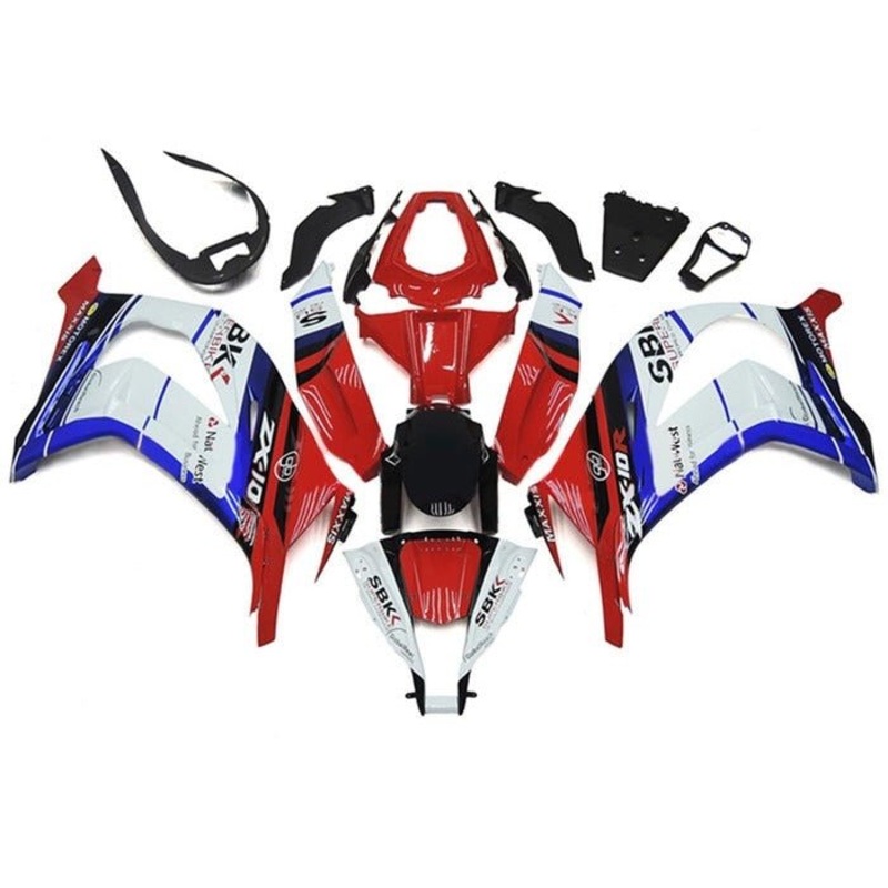Kawasaki ZX10R (2011-2015) Red, White, Blue SDK Fairings No Seat Cowl No Bolt Kit No Tank