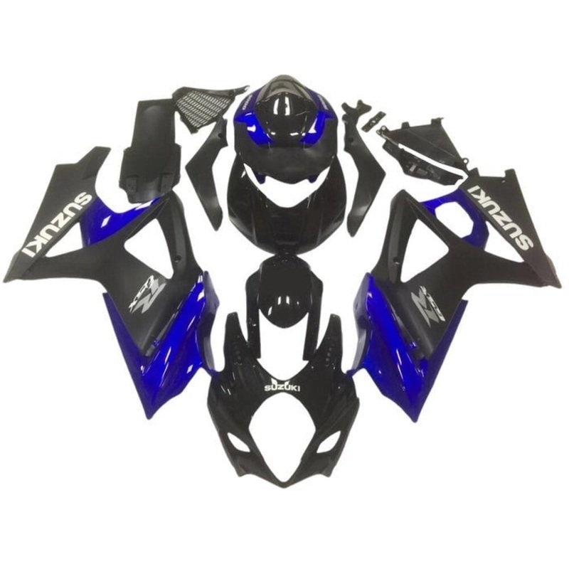 Suzuki GSXR1000 (2005-2006) Black, Blue, Matte Black Fairings No Seat Cowl No Bolt Kit No Tank