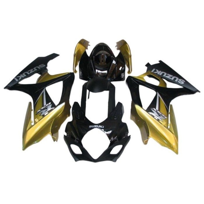Suzuki GSXR1000 (2005-2006) Black, Gold, Matte Black, Gray Fairings No Seat Cowl No Bolt Kit No Tank