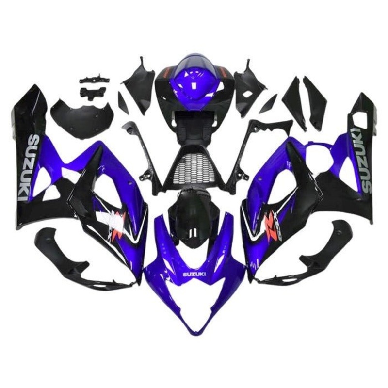 Suzuki GSXR1000 (2005-2006) Blue, Black, Gray Fairings No Seat Cowl No Bolt Kit No Tank