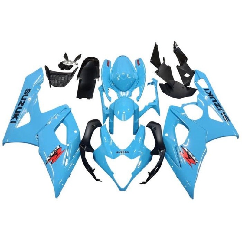 Suzuki GSXR1000 (2005-2006) Blue, Black, Red Fairings No Seat Cowl No Bolt Kit No Tank