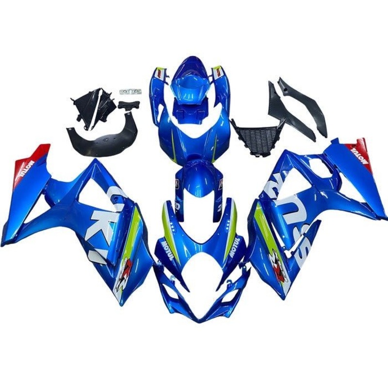 Suzuki GSXR1000 (2005-2006) Blue, White, Green, Red Fairings No Seat Cowl No Bolt Kit No Tank