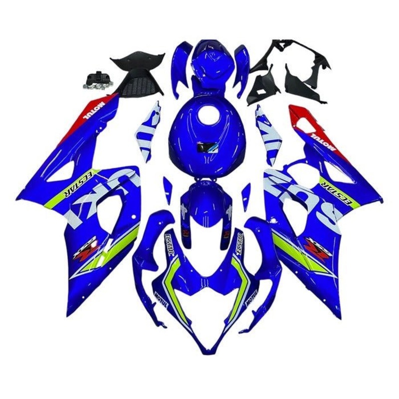 Suzuki GSXR1000 (2005-2006) Blue, White, Neon, Red Fairings No Seat Cowl No Bolt Kit No Tank