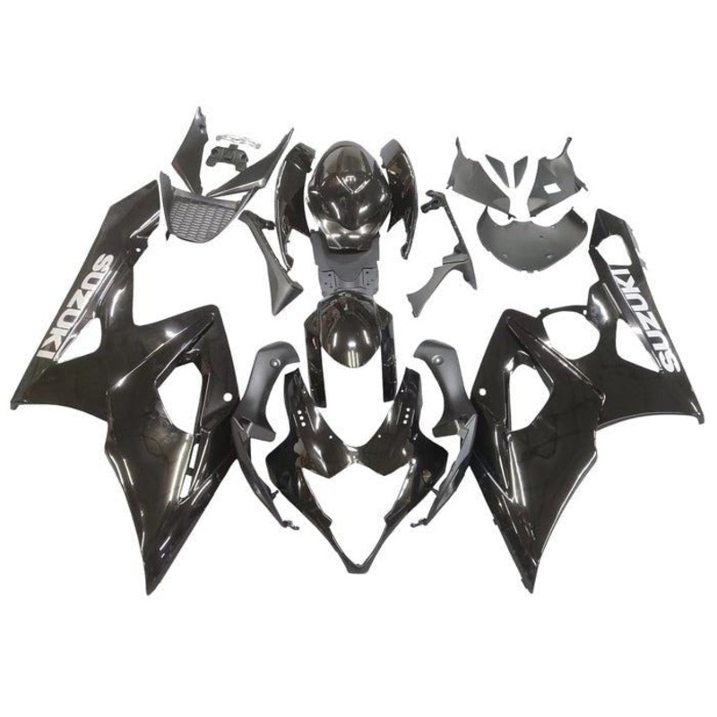 Suzuki GSXR1000 (2005-2006) Gloss Black Fairings No Seat Cowl No Bolt Kit No Tank