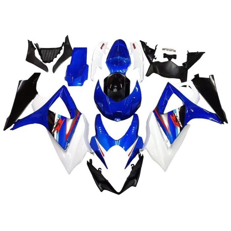 Suzuki GSXR1000 (2005-2006) Gloss Blue, White, Black, Red Fairings No Seat Cowl No Bolt Kit No Tank