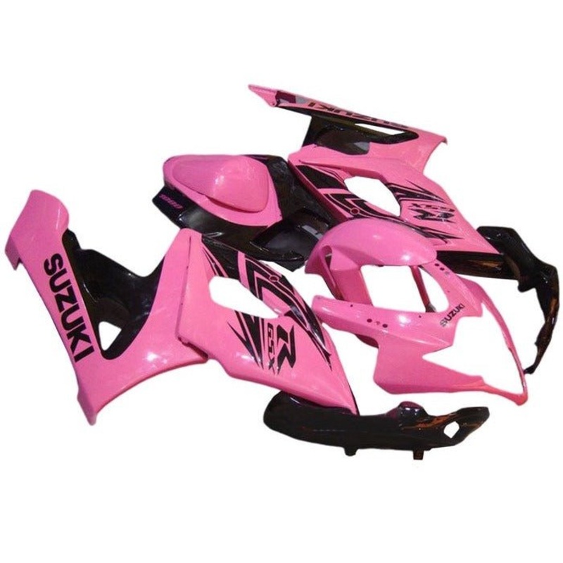 Suzuki GSXR1000 (2005-2006) Pink, Black Fairings No Seat Cowl No Bolt Kit No Tank