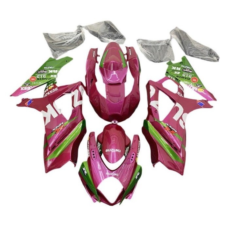 Suzuki GSXR1000 (2005-2006) Pink, Green Fairings No Seat Cowl No Bolt Kit No Tank