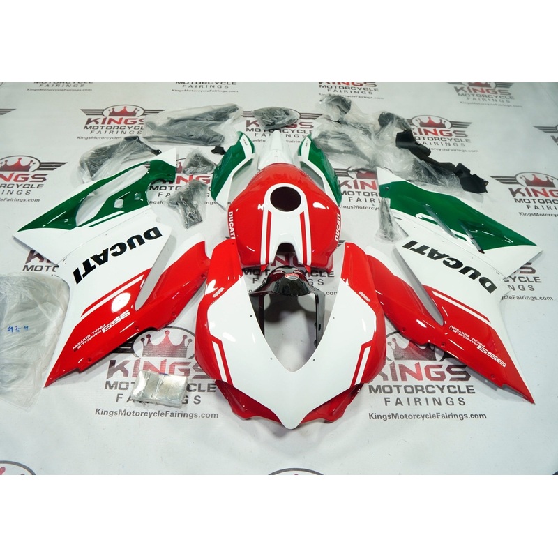 Ducati 959 Panigale Fairings (2015-2020) Red, White, Green No Tank No Seat Cowl No Bolt Kit