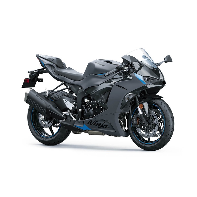 Fairings for Kawasaki ZX6R 636 (2024-2025) Matte Dark Gray Metallic No Tank No Seat Cowl No Bolt Kit