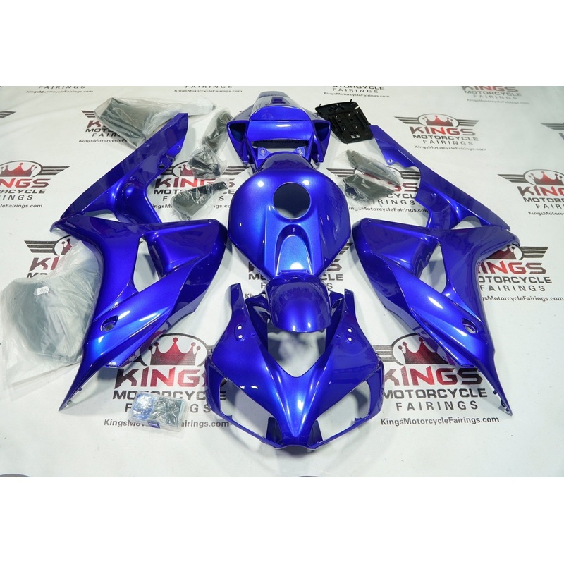 Honda CBR1000RR (2006-2007) All Blue Fairings No Seat Cowl No Bolt Kit No Tank