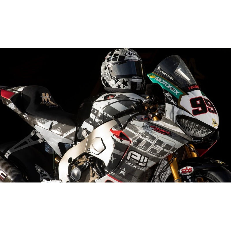 Honda CBR1000RR (2017-2025) White, Black WSBK Fairings No Seat Cowl No Bolt Kit No Tank