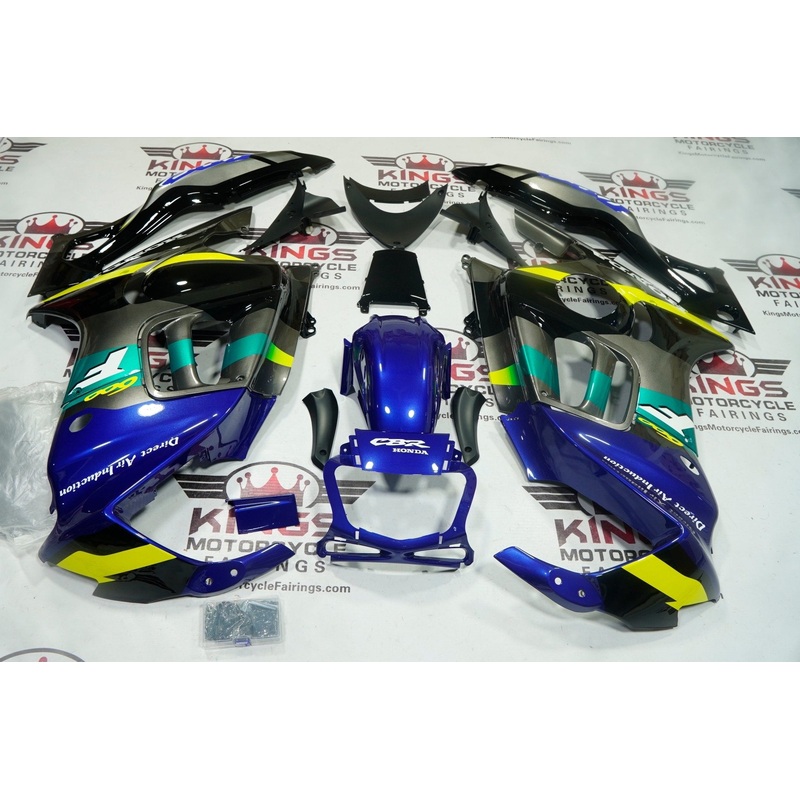 Honda CBR600FS (1997-1998) Blue, Black, Gray, Yellow, Green Fairings Smoked Tinted Windscreen: $19.99 Bolt Kit: $29.99
