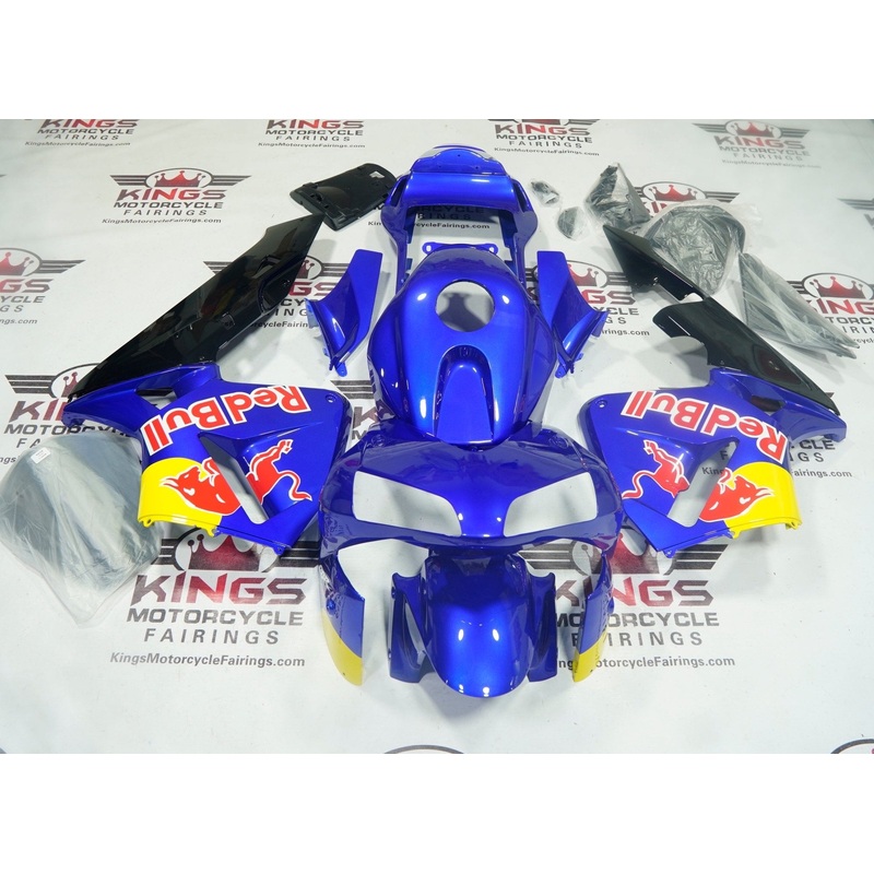 Honda CBR600RR (2003-2004) Blue, Black, Yellow, Red Bull Fairings No Seat Cowl No Bolt Kit No Tank
