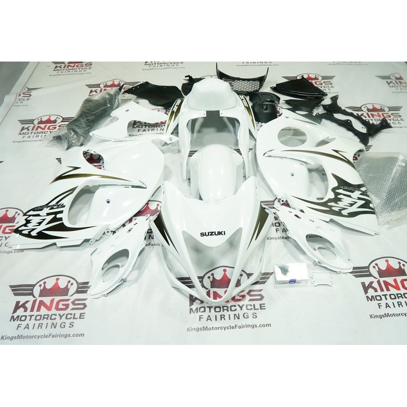 Suzuki GSX1300R Hayabusa (2008-2020) White, Gray, Bronze Fairings No Seat Cowl No Bolt Kit No Tank
