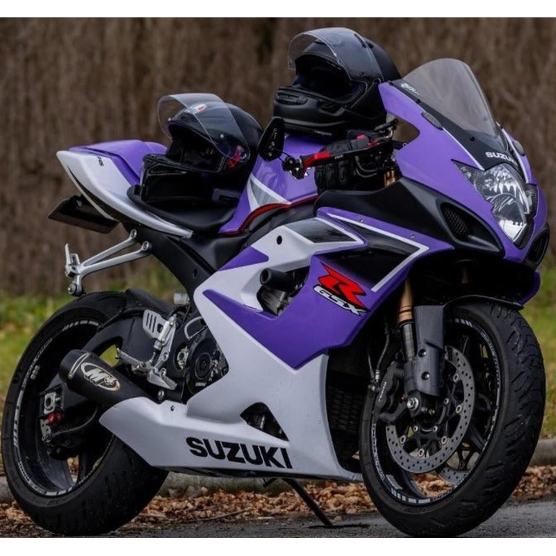 Suzuki GSXR1000 (2005-2006) Purple, White Fairings No Seat Cowl No Bolt Kit No Tank