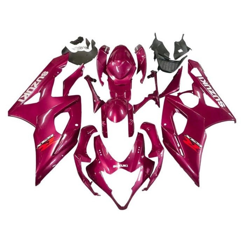 Suzuki GSXR1000 (2005-2006) Red Magenta Fairings No Seat Cowl No Bolt Kit No Tank