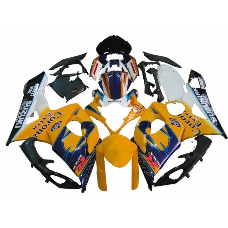 Suzuki GSXR1000 (2005-2006) Yellow Corona Fairings No Seat Cowl No Bolt Kit No Tank