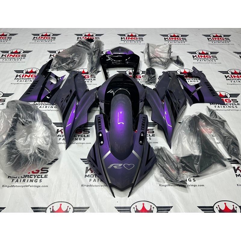 Yamaha R3 (2019-2021) Chameleon Purple, Gray Fairings No Seat Cowl No Bolt Kit No Tank Cover