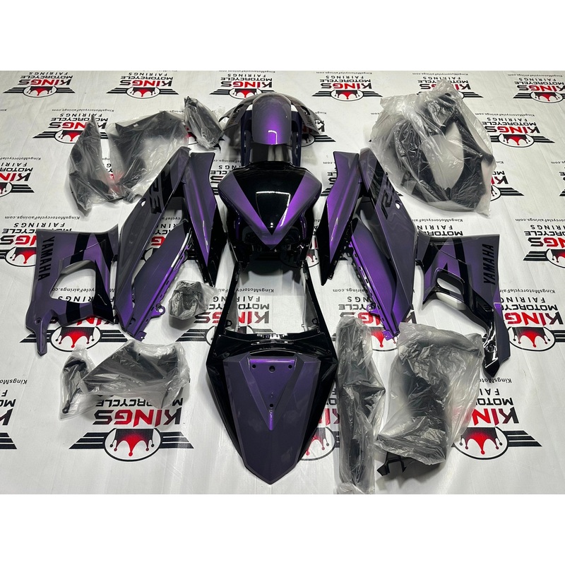 Yamaha R3 (2019-2021) Purple, Gray Chameleon Fairings No Seat Cowl No Bolt Kit No Tank Cover
