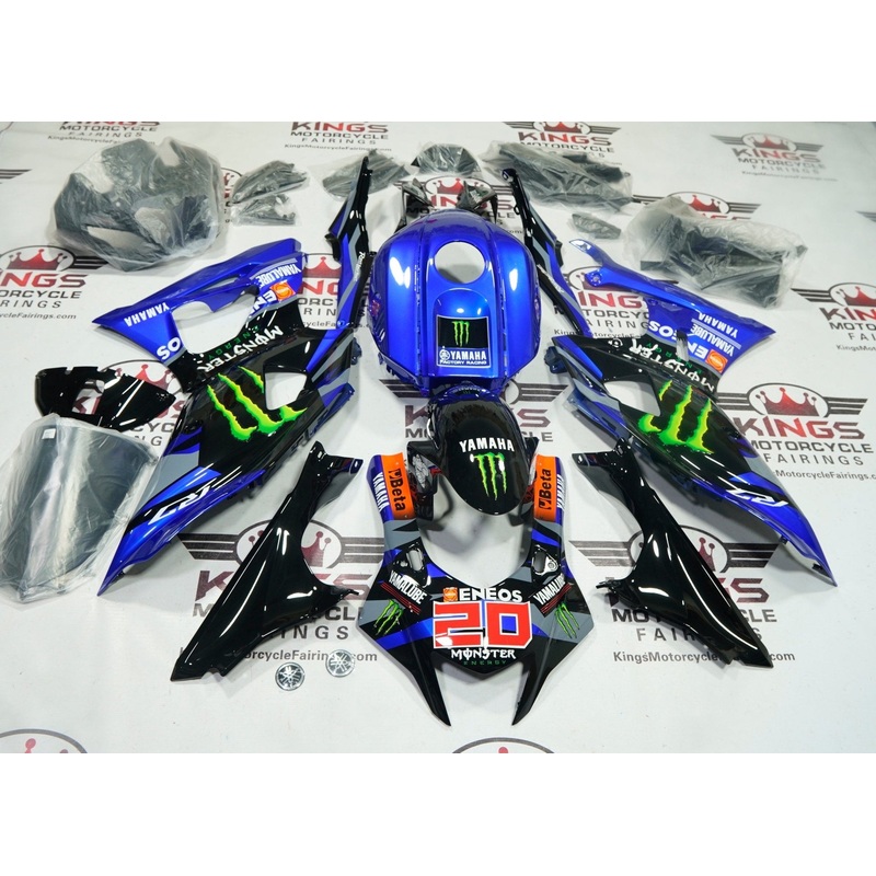 Yamaha R7 Fairings (2021-2024) Black, Blue, Green Monster No Seat Cowl No Bolt Kit No Tank