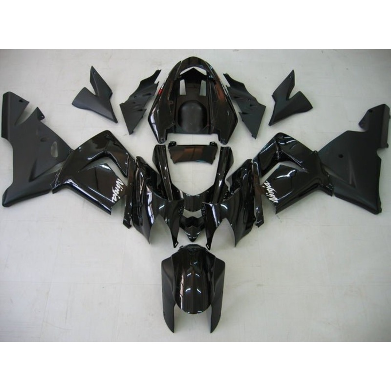Fairing kit for a Kawasaki ZX10R (2004-2005) Black, Matte Black No Seat Cowl No Bolt Kit No Tank