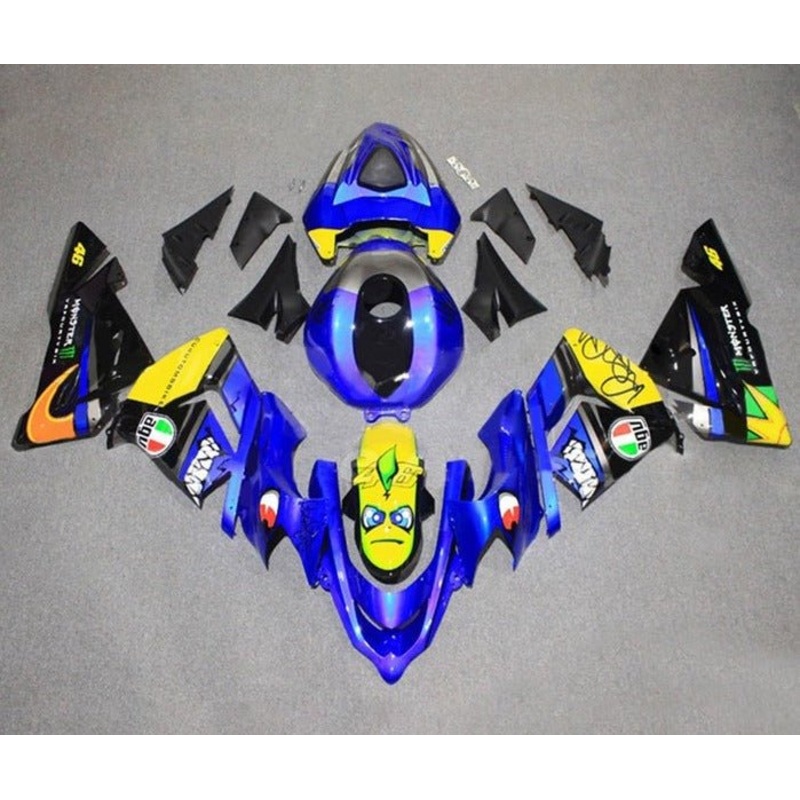 Fairing kit for a Kawasaki ZX10R (2004-2005) Blue Creature No Seat Cowl No Bolt Kit No Tank