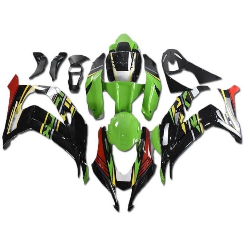 Fairings for Kawasaki Ninja ZX10R (2016-2020) Green, Black, Red, Yellow, Gray No Tank No Seat Cowl No Bolt Kit