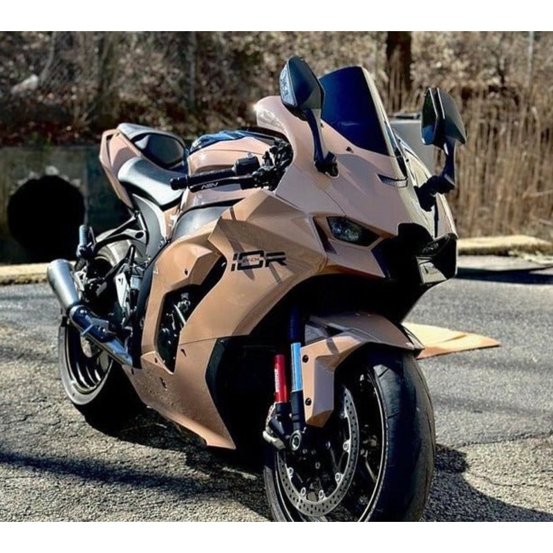 Fairings for Kawasaki Ninja ZX10R (2021-2025) Tan Sand No Tank No Seat Cowl No Bolt Kit