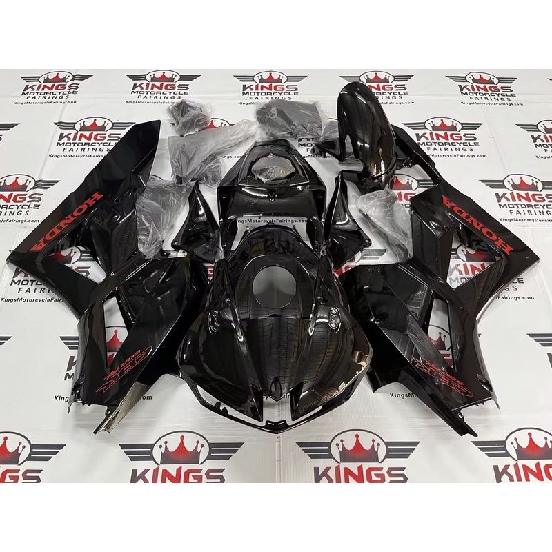 Honda CBR600RR (2024-2025) Black, Red Fairings No Seat Cowl No Bolt Kit No Tank