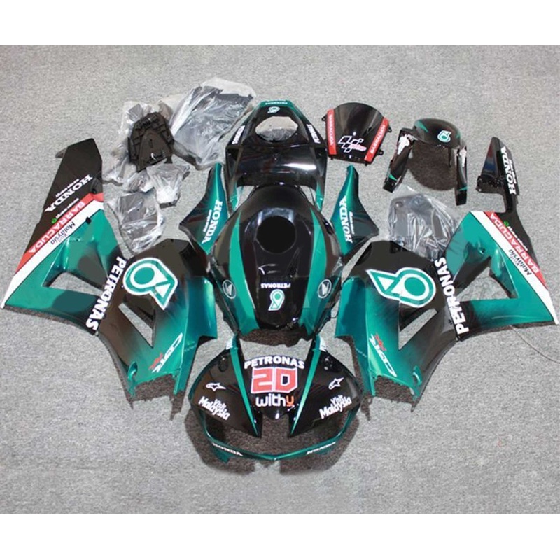 Honda CBR600RR (2024-2025) Black, Teal Green Petronas Fairings No Seat Cowl No Bolt Kit No Tank