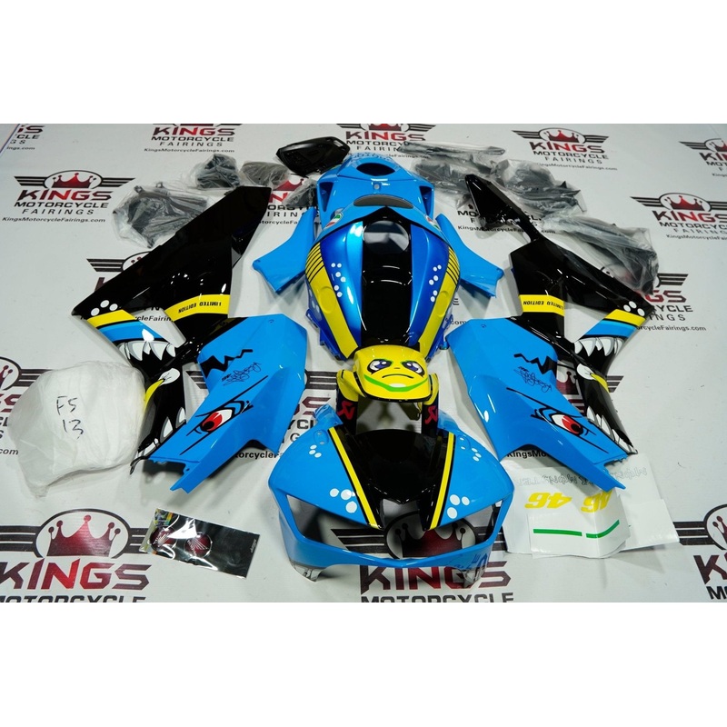 Honda CBR600RR (2024-2025) Blue Creature Fairings No Seat Cowl No Bolt Kit No Tank